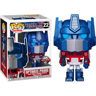 Transformers POP! Movies Vinyl Figure Optimus Prime Metallic Limited 9 cm