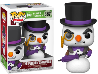 DC Super Heroes POP! Heroes Vinyl Figure Penguin Snowman Exclusive 9 cm