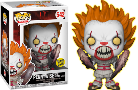 Stephen King's It 2017 POP! Movies Vinyl Figure Pennywise with Spider Legs Glow in the Dark Limited 9 cm