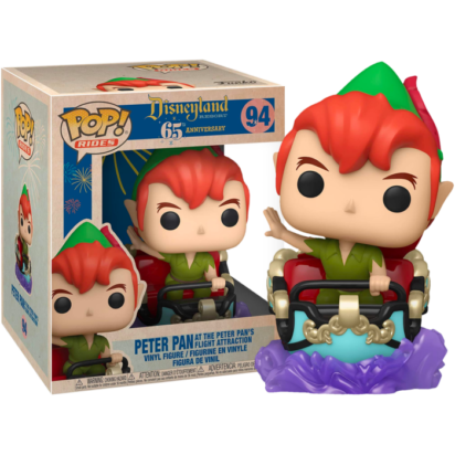 Peter Pan POP! Vinyl Figure Disneyland 65th Anniversary - Peter Pan with the Peter Pan’s Flight Attraction