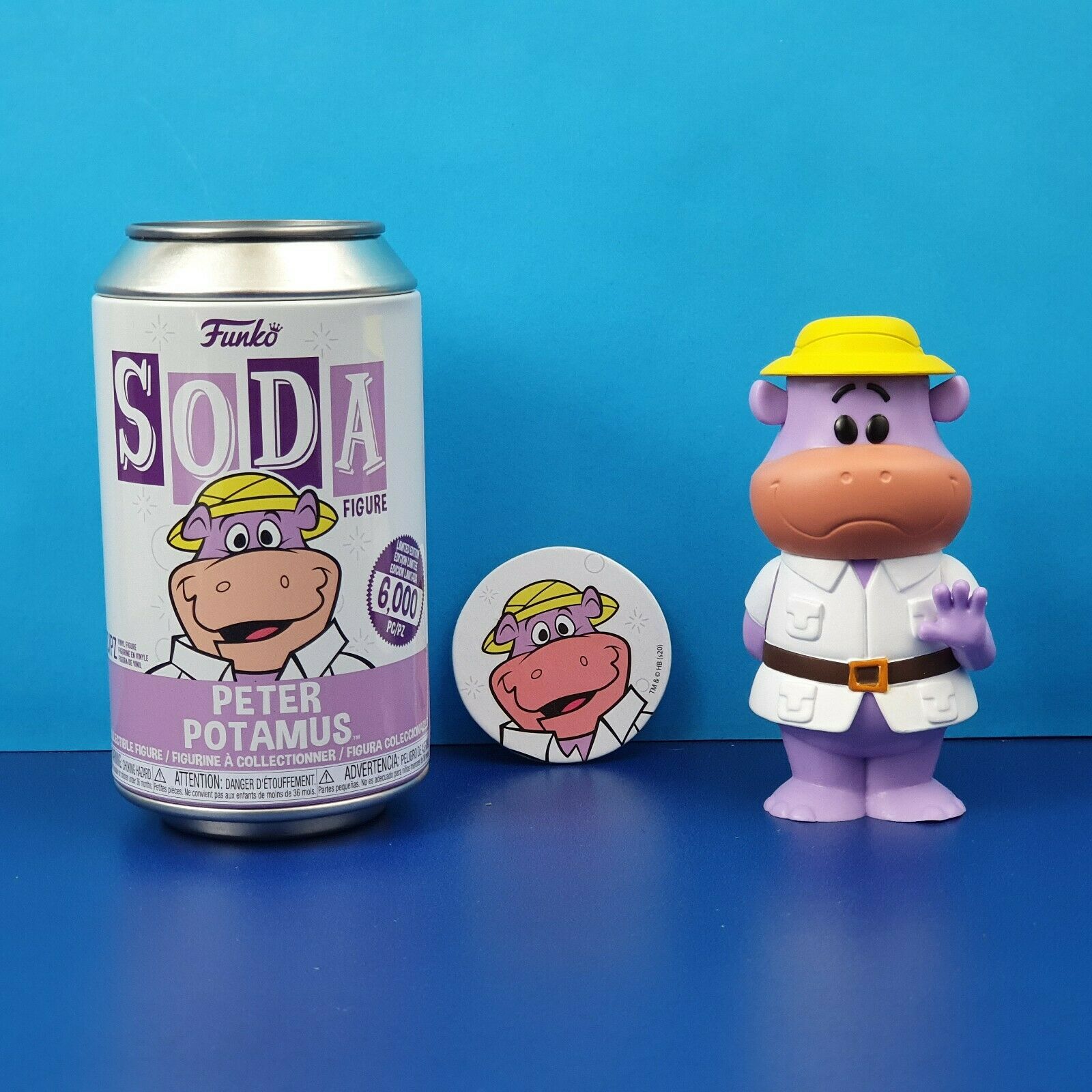 Hanna Barbera POP! Movies Vinyl SODA Figures Peter Potamus 11 cm