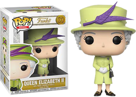 Royal Family POP! Vinyl Figure Queen Elizabeth II in Green Dress 9 cm