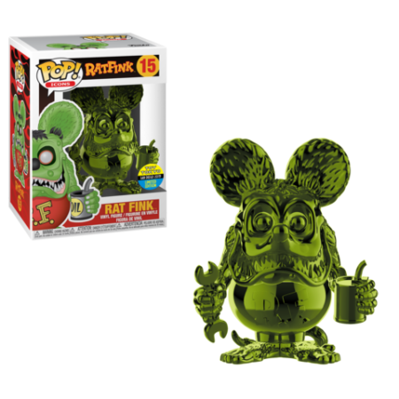 Rat Fink POP! Vinyl Figure Rat Fink Green Chrome 9 cm (2019 Summer Convention Exclusive)