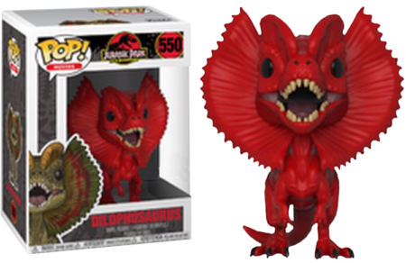Jurassic Park POP! Movies Vinyl Figure Dilophosaurus (Rd) Exclusive 9 cm