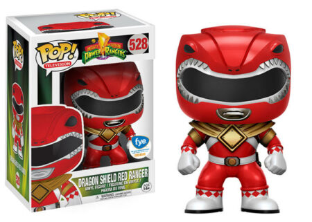 Power Rangers POP! Television Vinyl Figure Red Ranger Dragon Shield 9 cm