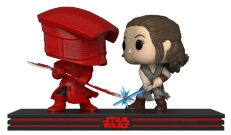 Star Wars POP! Movie Moments Vinyl Bobble-Head 2-Pack Rey & Praetorian Guard 9 cm