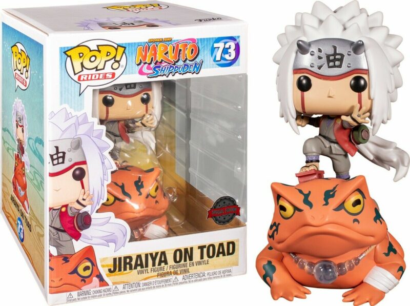 Naruto Shippuden POP! Animation Rides Vinyl Figure Jiraiya On Toad Limited (con bollino Special Edition Exclusive)