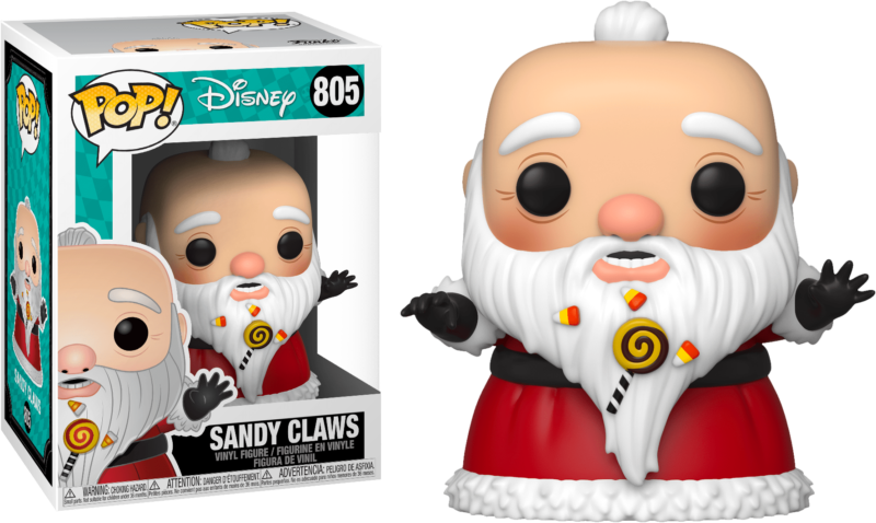 Nightmare before Christmas POP! Movies Vinyl Figure Sandy Claws 9 cm