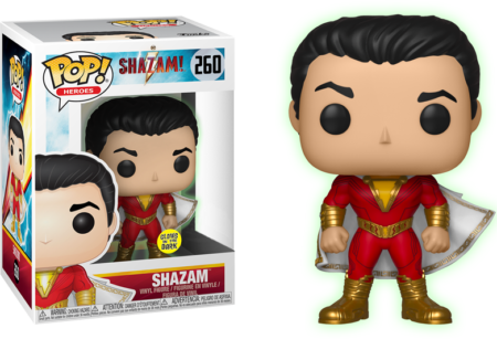Shazam POP! Heroes Vinyl Figure Shazam Glow in the Dark Limited 9 cm