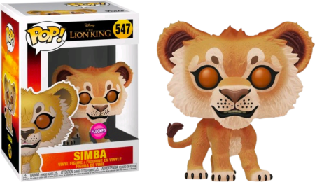 The Lion King (2019) POP! Disney Vinyl Figure Simba Flocked Limited 9 cm