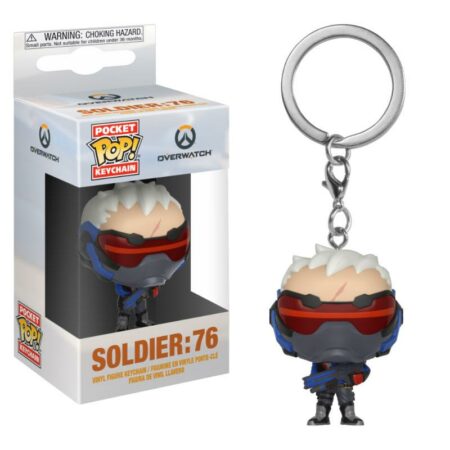 Overwatch Pocket POP! Vinyl Keychain Soldier: 76 4 cm