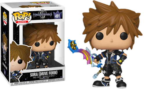 Kingdom Hearts 3 POP! Disney Vinyl Figure Sora Drive Form Limited 9 cm
