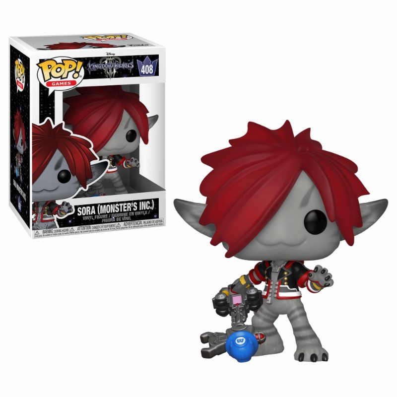 Kingdom Hearts 3 POP! Disney Vinyl Figure Sora (Monsters Inc.) 9 cm