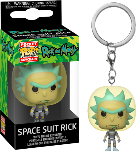 Rick & Morty Pocket POP! Vinyl Keychain Space Suit Rick 4 cm