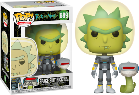 Rick & Morty POP! Animation Vinyl Figure Space Suit Rick 9 cm