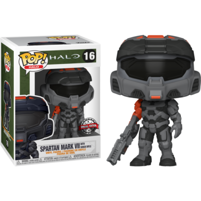 Halo Infinite POP! Games Vinyl Figure Spartan Mark VII with Shock Rifle  Limited 9 cm