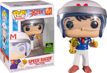 Speed Racer POP! Animation Figures Speed Racer with Trophy Limited 9 cm (con bollino Spring Convention 2020)
