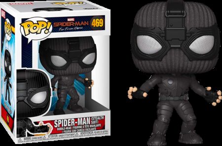 Spider-Man: Far From Home POP! Movies Vinyl Figure Spider-Man (Stealth Suit) 9 cm