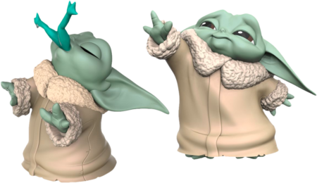 Star Wars The Mandalorian 2-pack Mini Action Figures Baby Yoda with Frog & Force Baby Bounties 6 cm