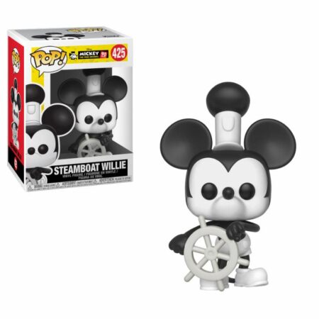 Mickey Mouse 90th Anniversary POP! Disney Vinyl Figure Steamboat Willie 9 cm