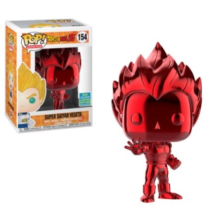 Dragon Ball Z POP! Vinyl Figure Super Sayan Vegeta Red Chrome 9 cm (2019 Summer Convention Exclusive)