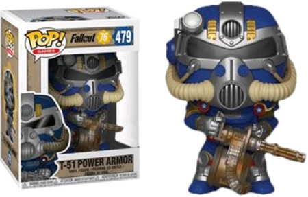 Fallout 76 POP! Games Vinyl Figure X-51 Power Armor Tricentennial Limited 9 cm