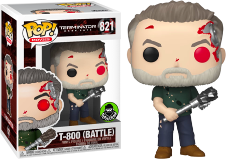 Terminator: Dark Fate POP! Movies Vinyl Figure T-800 Battle Damaged Limited 9 cm