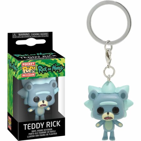 Rick & Morty Pocket POP! Vinyl Keychain Teddy Rick 4 cm