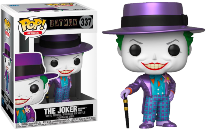 Batman 1989 POP! Heroes Figures Joker Metallic Limited 9 cm