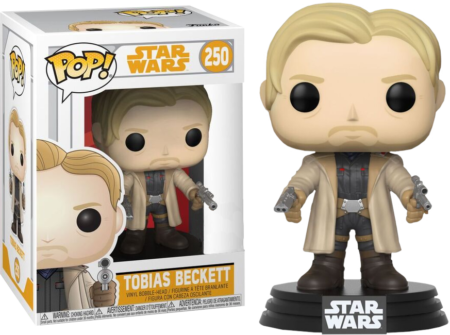 Star Wars Solo POP! Movies Vinyl Bobble-Head Tobias Beckett with duel Blaster Limited 9 cm
