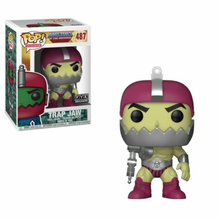 Masters of the Universe POP! Television Vinyl Figure Trap Jaw Metallic 9 cm