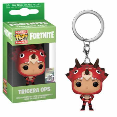 Fortnite Pocket POP! Vinyl Keychain Tricera Ops 4 cm