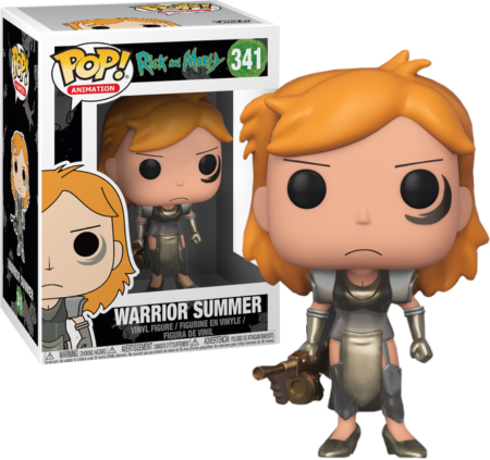 Rick and Morty POP! Animation Vinyl Figure Warrior Summer 9 cm