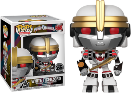 Power Rangers POP! Vinyl Figure Super Sized White Tigerzord Limited 15 cm