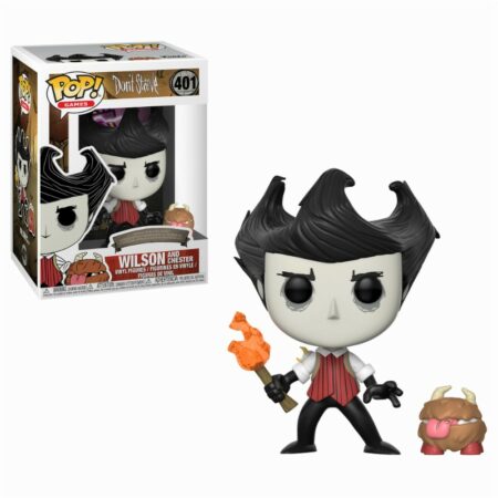 Don't Starve POP! Games Vinyl Figure Wilson & Chester 9 cm