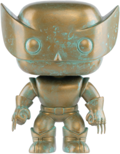 Marvel 80th POP! X-Men Vinyl Figure Wolverine Patina Limited 9 cm