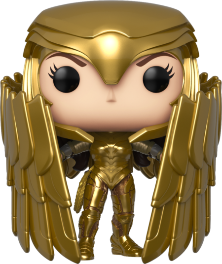 Wonder Woman 1984 POP! Movies Vinyl Figure Wonder Woman with Gold Shield Limited 9 cm