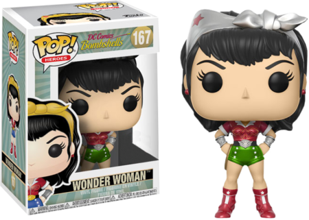 DC Comics Bombshells POP! Heroes Vinyl Figure Wonder Woman Holiday Limited 9 cm