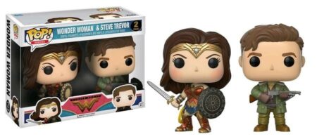 Wonder Woman Movie POP! Marvel Vinyl Figures 2-Pack Wonder Woman & Steve Trevor 9 cm