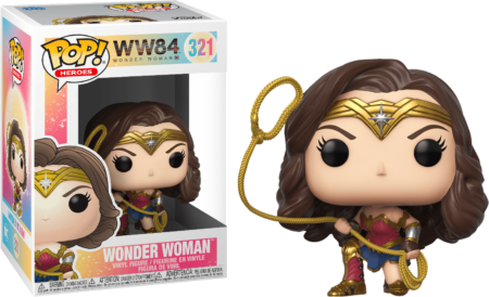 Wonder Woman 1984 POP! Movies Vinyl Figure Wonder Woman with lasso 9 cm