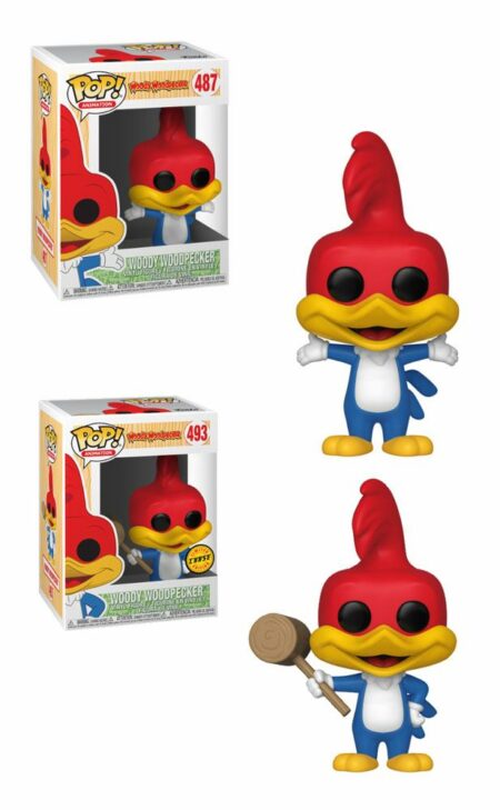 Woody Woodpecker POP! Animation Figures Woody 9 cm Assortment (2)