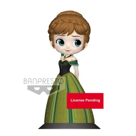 Disney Q Posket Mini Figure Anna Coronation Style A Normal Color Version 14 cm