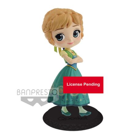 Disney Q Posket Mini Figure Anna Surprise Coordinate Ver. B 14 cm