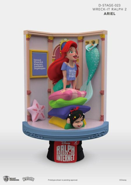 Ralph Breaks the Internet D-Stage PVC Diorama Ariel & Vanellope 15 cm