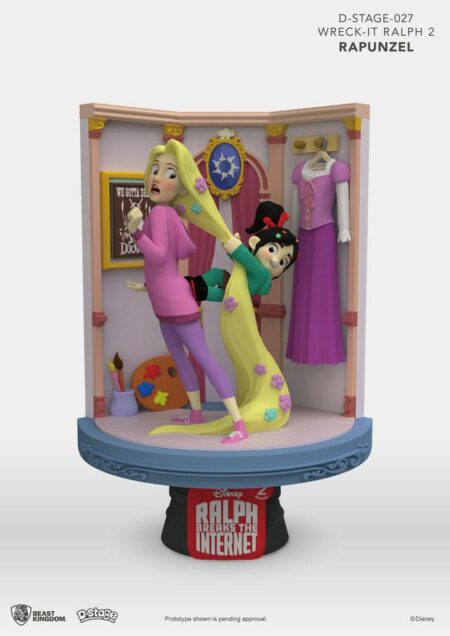 Ralph Breaks the Internet D-Stage PVC Diorama Rapunzel & Vanellope 15 cm
