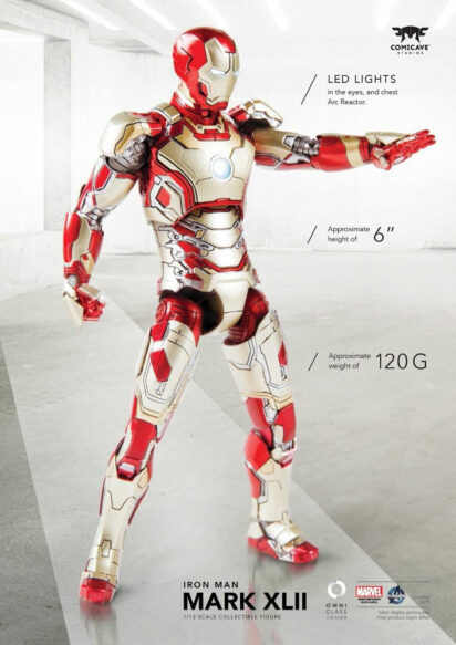 Iron Man 3 Diecast Action Figure 1/12 Mark XLII with Sofa SDCC 2016 15 cm