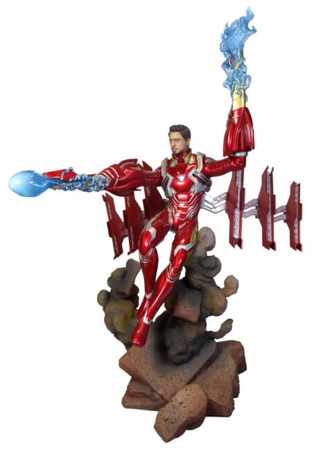 Avengers Infinity War Marvel Movie Gallery PVC Statue Iron Man MK50 Unmasked 23 cm