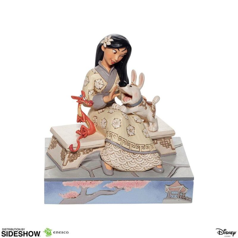 Disney Statue White Woodland Mulan 14 cm