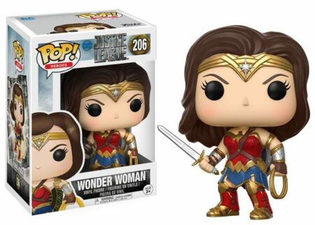 Justice League Movie POP! Movies Vinyl Figure Wonder Woman 9 cm