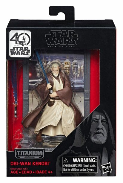 Star Wars Black Series Titanium Series Diecast Figure Obi-Wan Kenobi (Episode IV) 2017 Wave 1